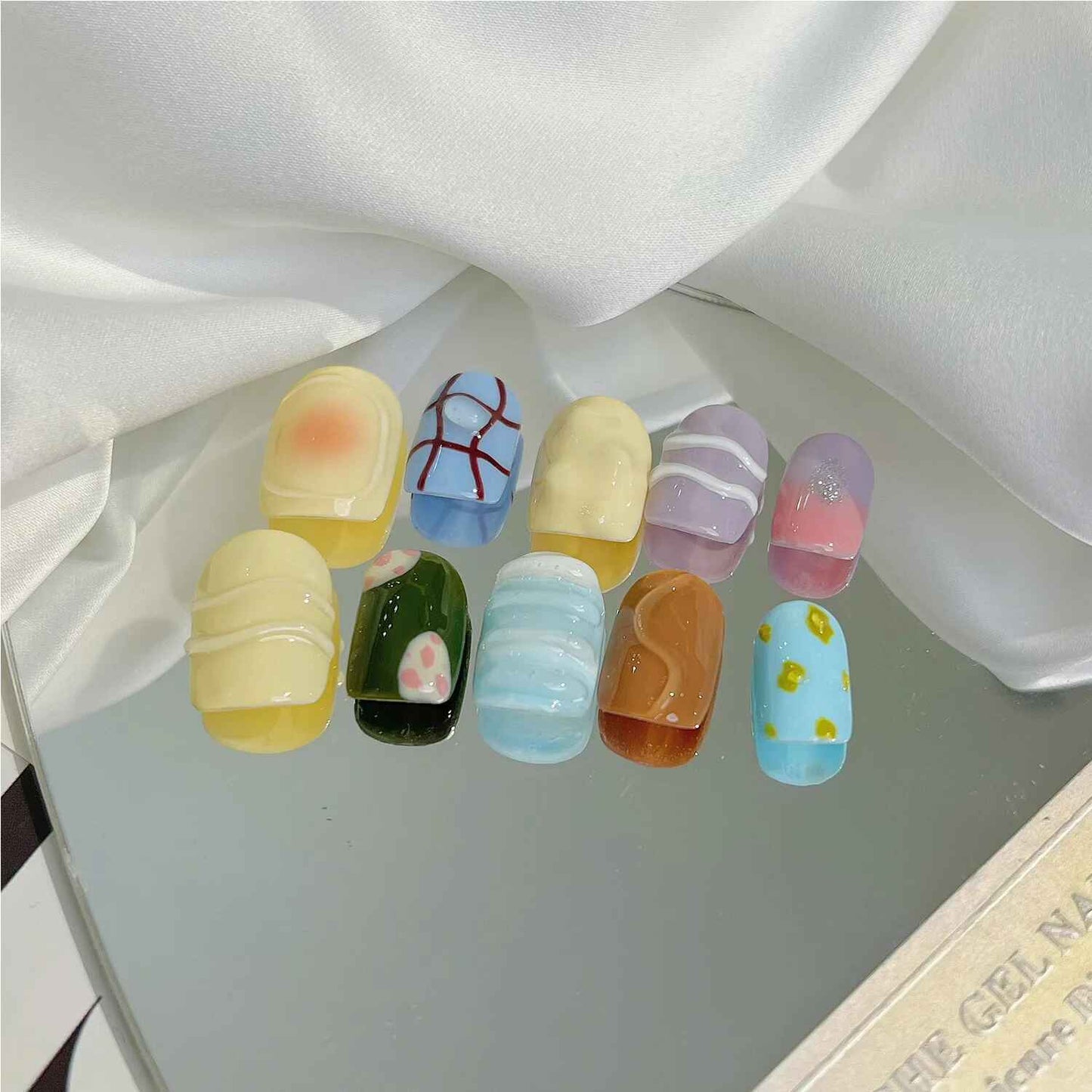 By the Pool 3D Press-On Nails