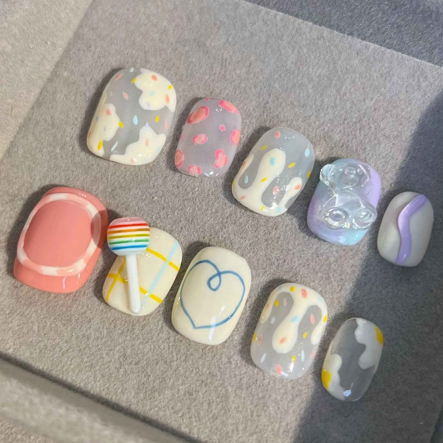 Candy House 3D Press-On Nails