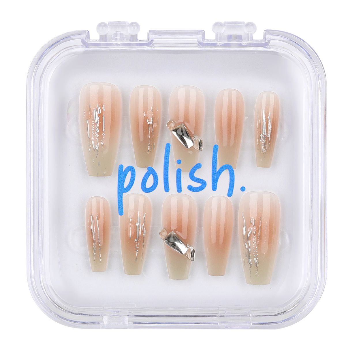 Pearl Ash 3D Press-On Nails