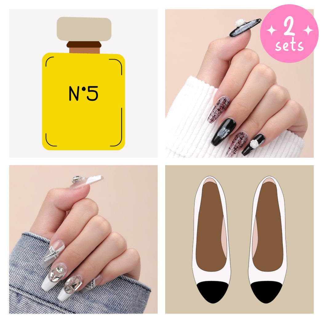 Get Fancy 2 Sets Press-On Nails