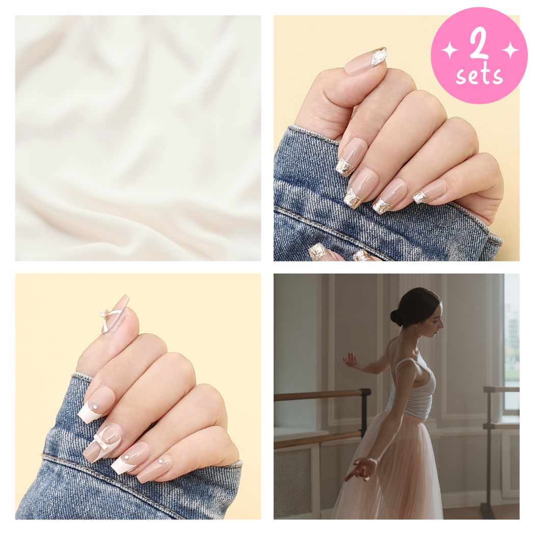 Everyday Delights 2 Sets Press-On Nails