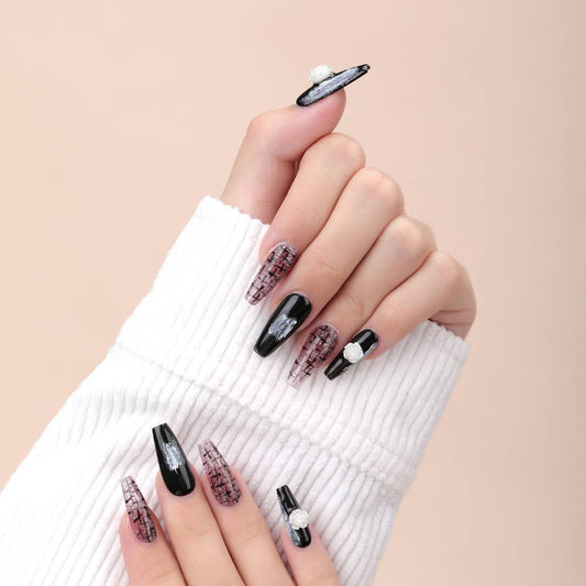 Parisian Chic 3D Press-On Nails