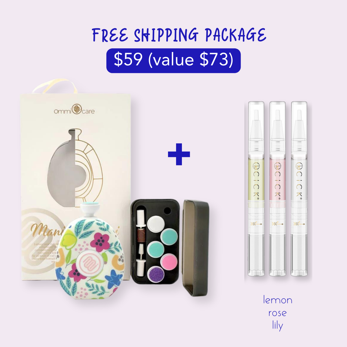 Portable Nail Trimmer - Floral Wonderland